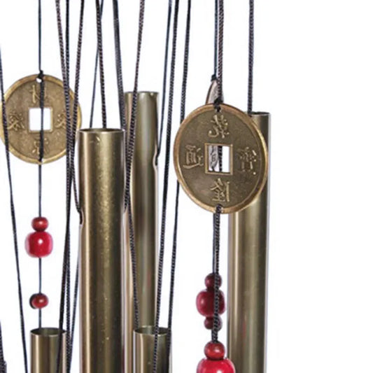 Large Metal Wind Chime – Church Bell Style Tubes for Outdoor Garden &amp; Good Luck